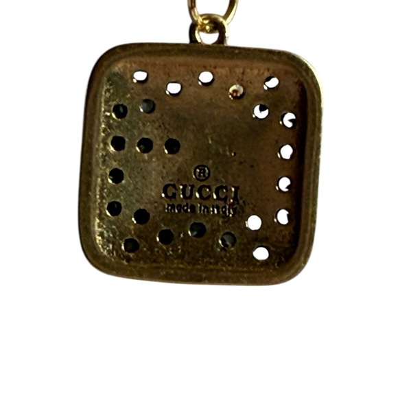 Gucci Gold Pendant Necklace with GG Logo - Picture 3 of 3